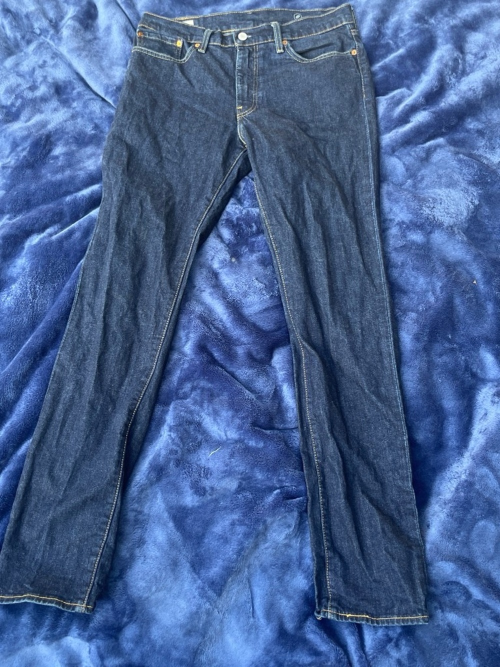 Levi's Men's Skinny Jeans in Dark Blue